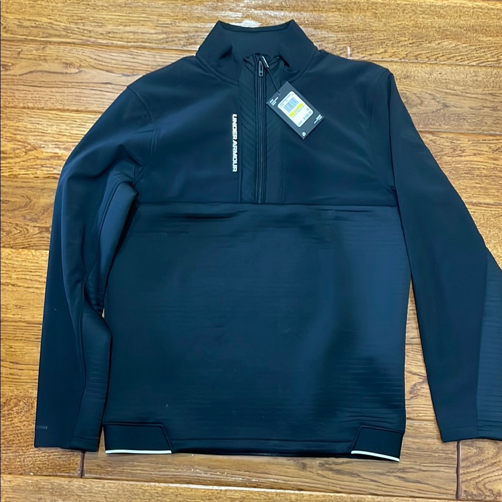 Under Armour Black Performance Jacket with Reflective Accents